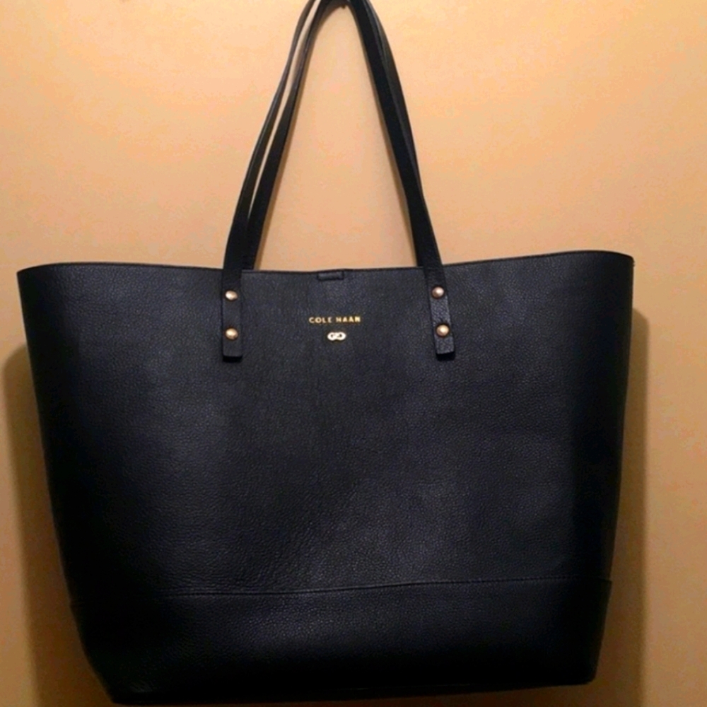 Large Black Cole Haan Tote